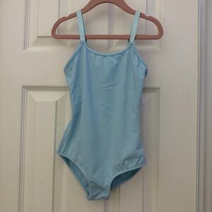 Bloch Light Blue Leotard Girls Size 6x-7